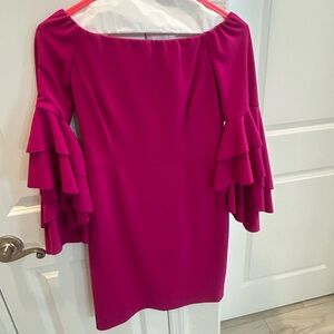 ANTONIO MELANI Strapless Pink Dress